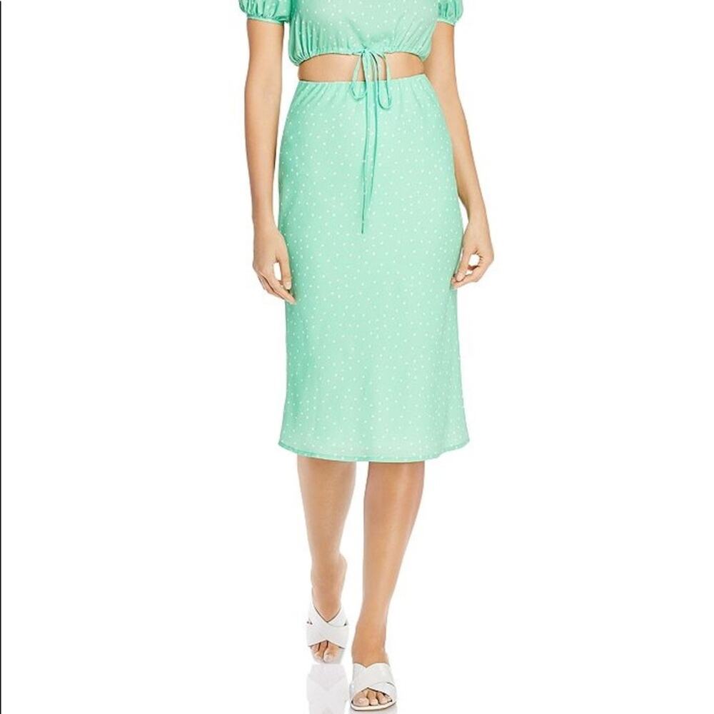 Charlie Holiday Stellar Midi Skirt Green Size 4